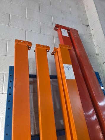 Image for Teardrop Style Pallet Racking.