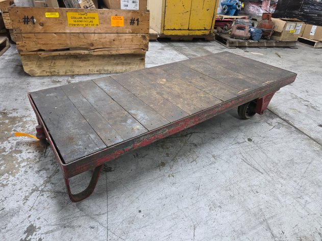 Image for Vintage Nutting 2-Wheel Shop Cart.