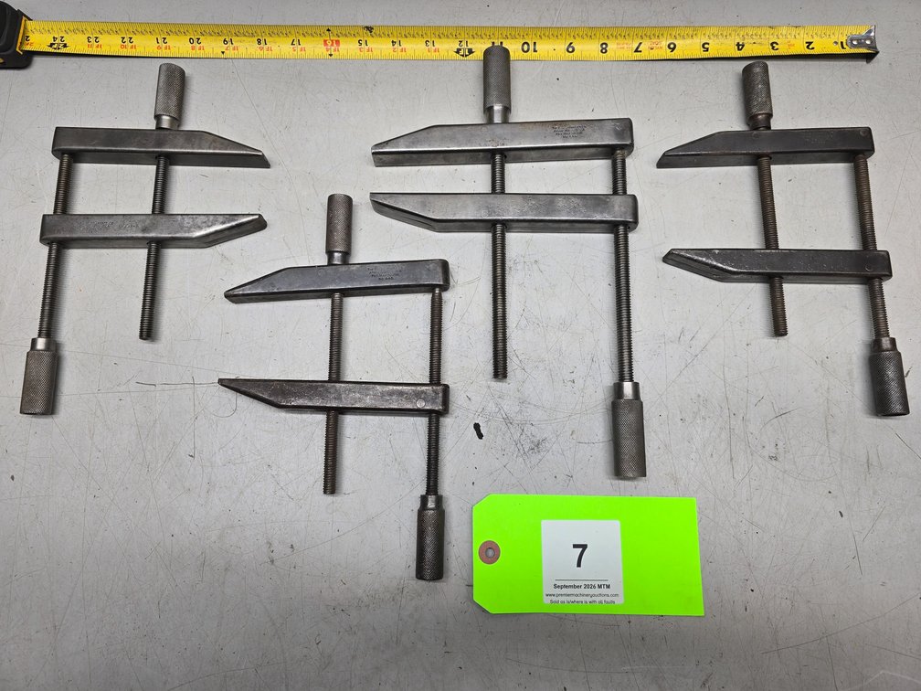 (4) Starrett No. 445 Parallel Clamps.