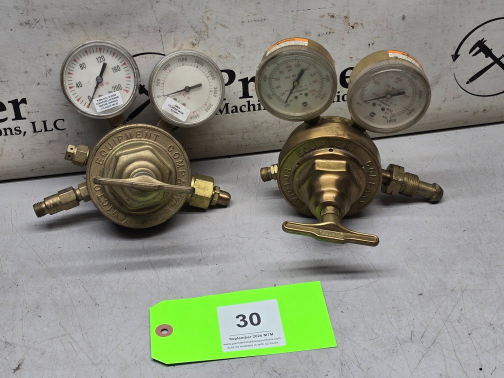 (2) Victor Equipment Company Regulators.