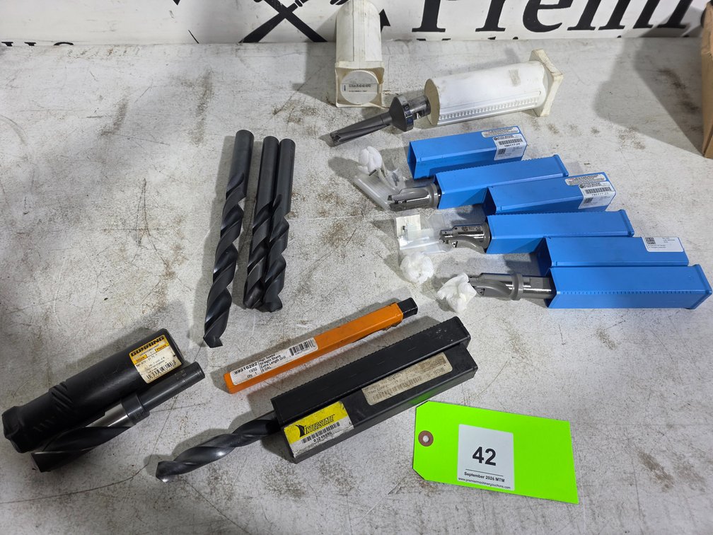 Assorted Drills and Insert Type Tooling, and Porting Tools.