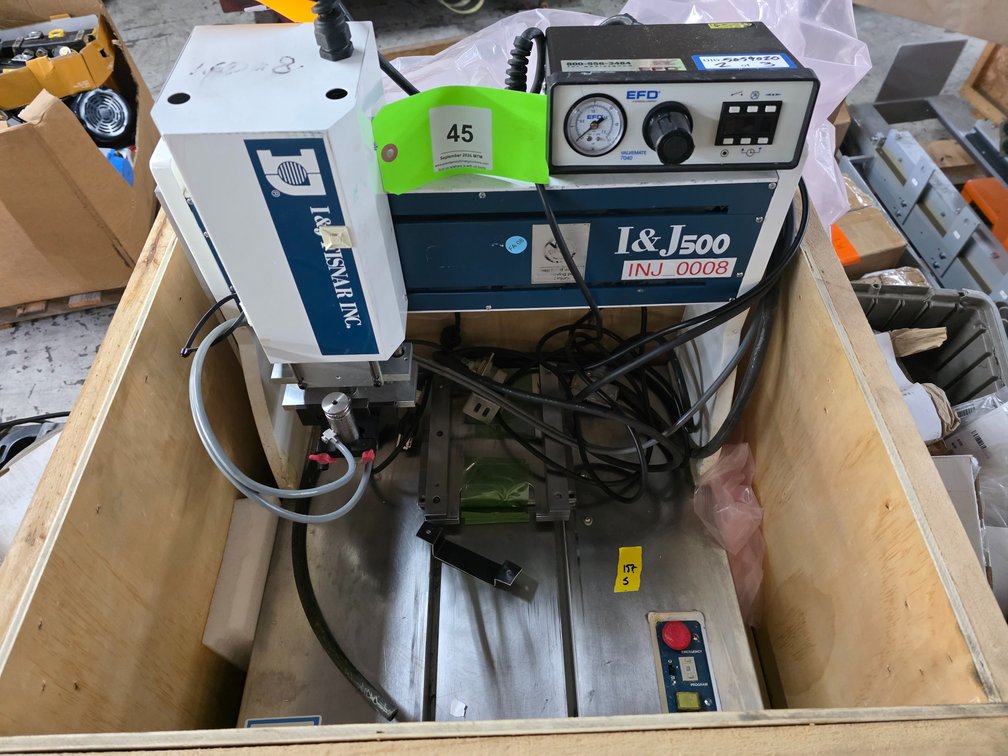 I&J Fisnar Inc. Model I&J 500, 3-Axis Benchtop Dispensing Robot.