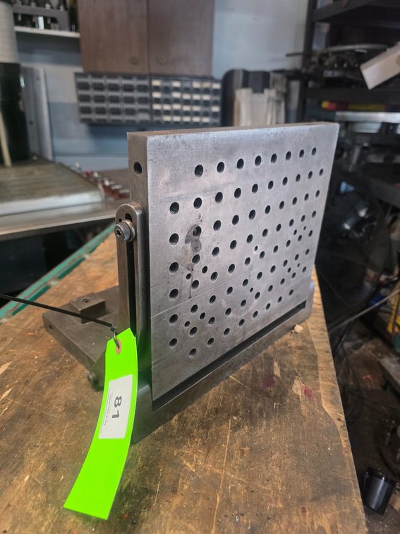 Drilled and Tapped Adjustable Angle Plate