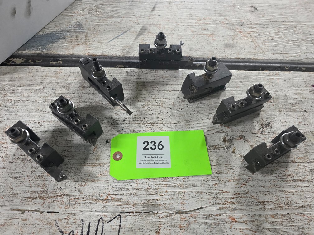 (7) Phase 2, AXA Size Quick Change Tool Holders.