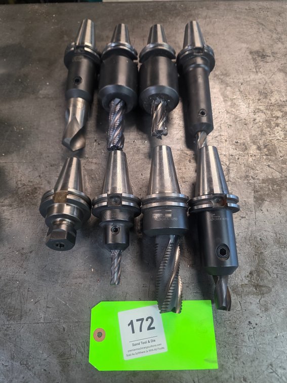 (8) Assorted CAT40 Holders.
