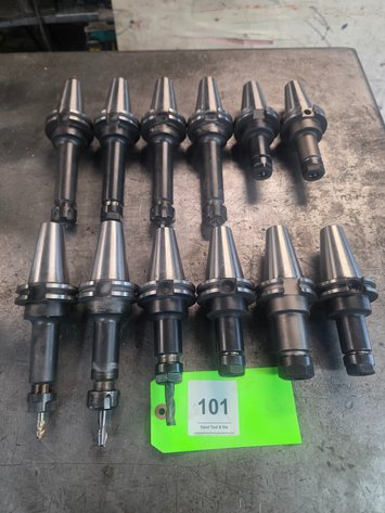 Image for (10) Assorted CAT40 Tool Holders.