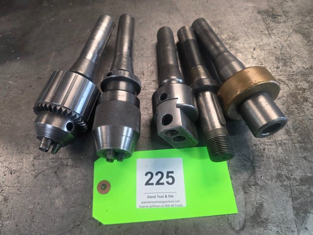 Image for Group of Assorted R8 Shank Tooling