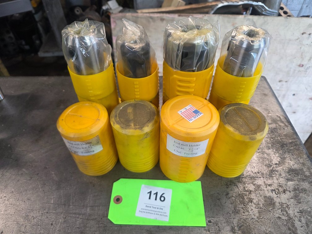 (4) CAT40 Tool Holders.