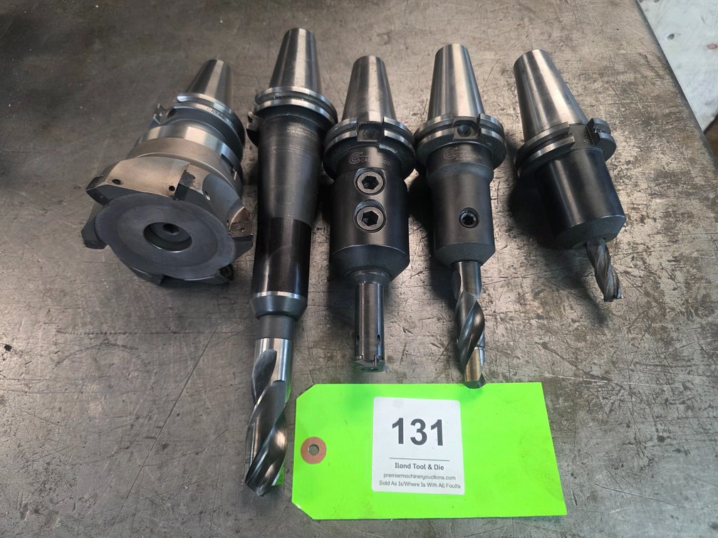 (5) Assorted CAT40 Holders