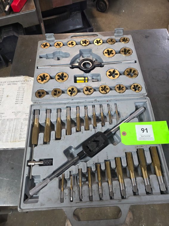 Standard and Metric Tap and Die Set.