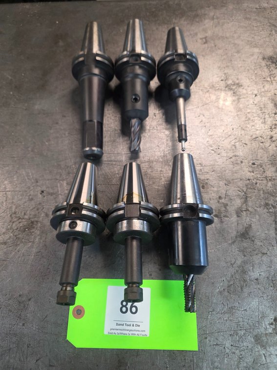 (6) Assorted CAT40 Holders