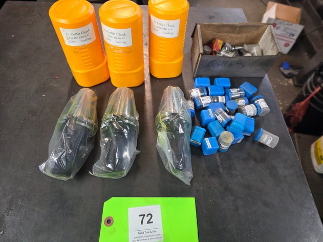 Image for (3) Cat 40, ER16 Collet Type Tool Holders.
