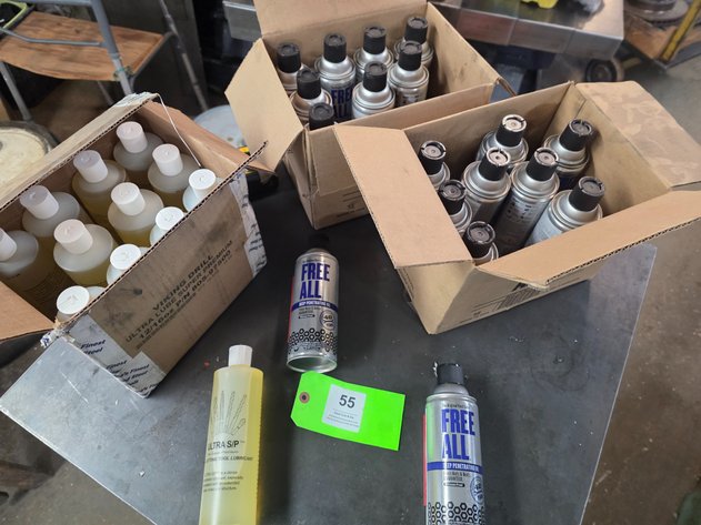 Image for Assorted New Penetrating Oil and Metal Cutting Tool Lubricant.