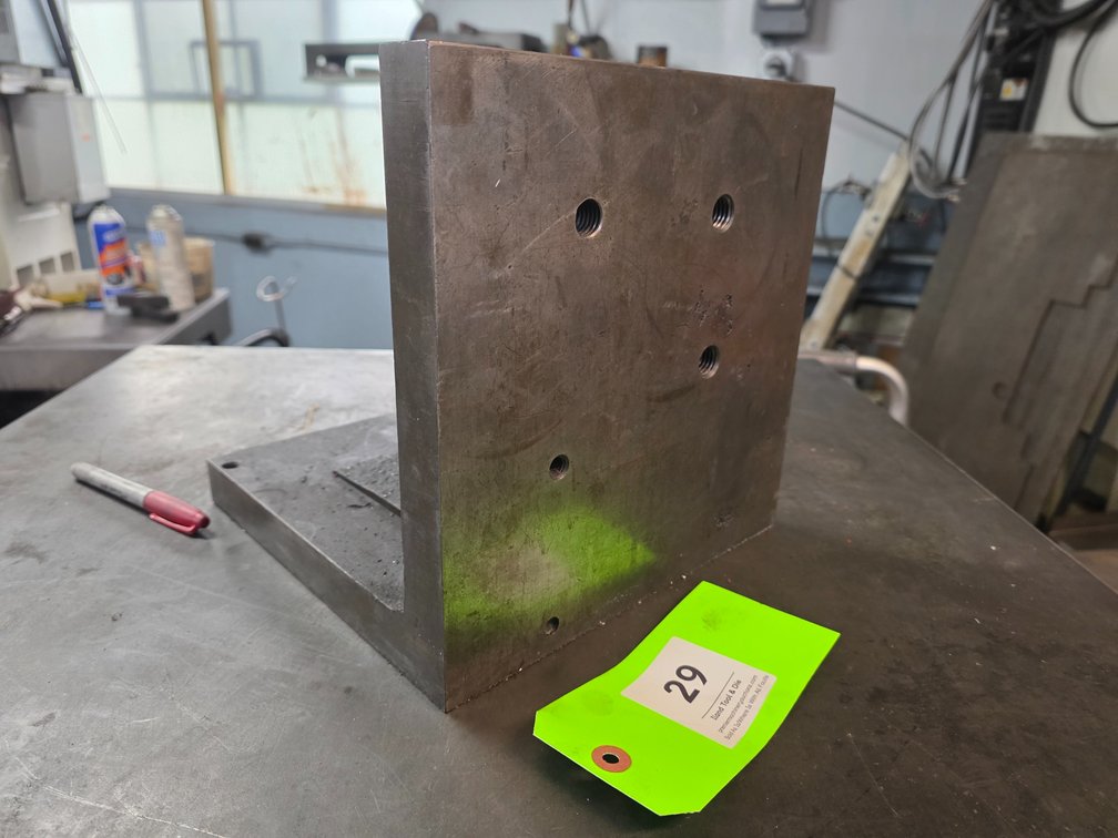 9-1/2" x 9-3/4" x 9-3/4" Cast Angle Plate.