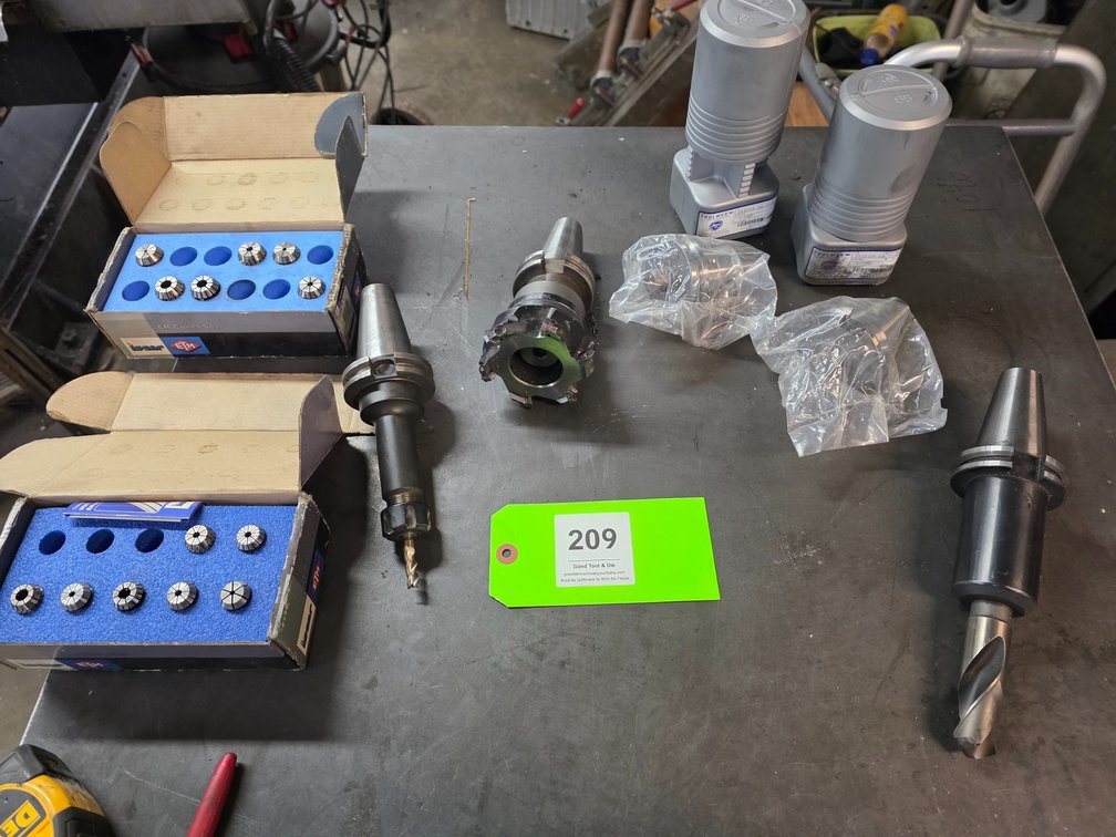 (5) Cat 40 Tool Holder Assortment.