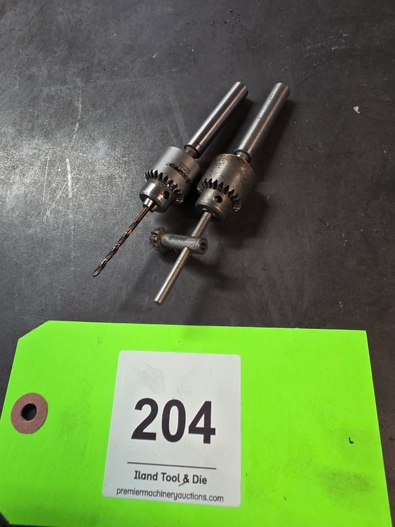 (2) Accupro .020" to .156" Cap. Drill Chucks