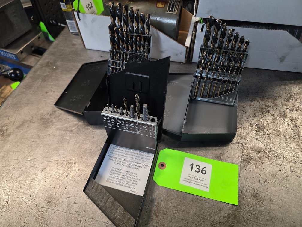 (2) Huot Drill Indexes and Drill/Extractor Set