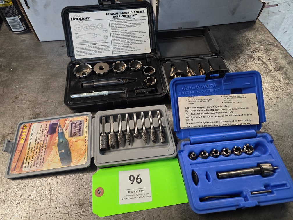 Group of Assorted Cutting Tools