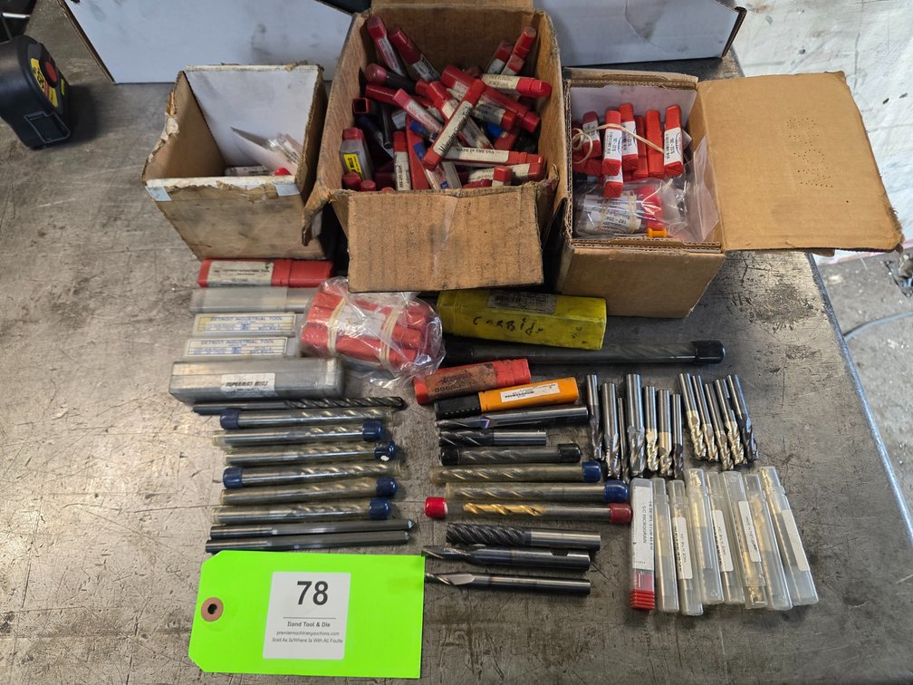 Group of Mostly Carbide Endmills