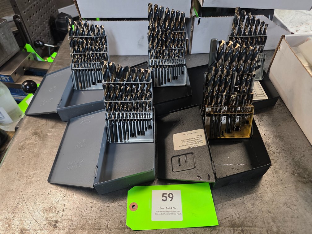 (5) Assorted Drill Indexes