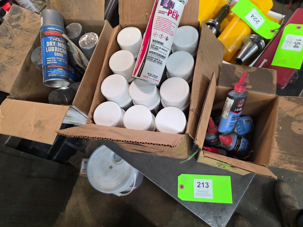 Assorted Shop Lubricants.