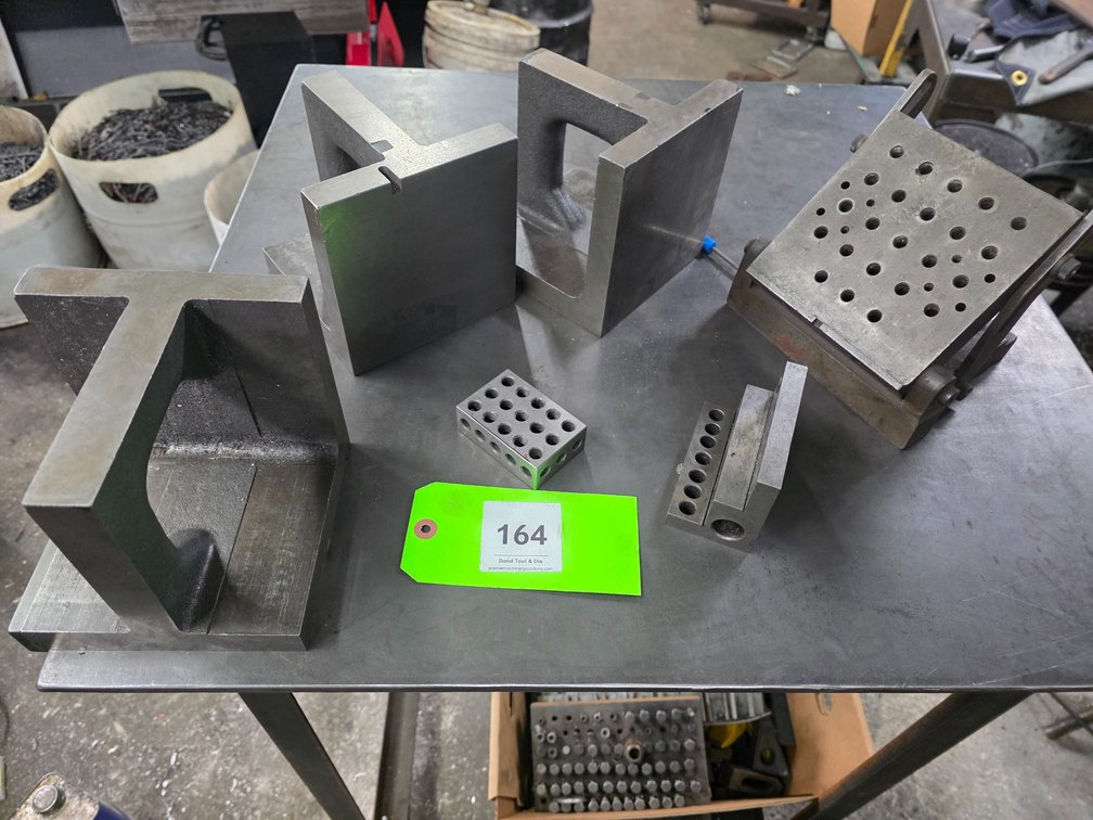 Assorted Angle Plates and Workholding.