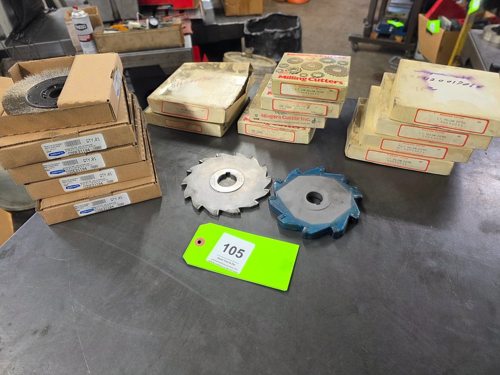 Large Assortment of Milling Cutters.