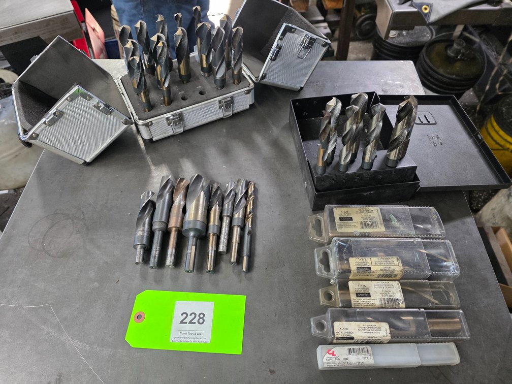 Assorted Reduced Shank Drills.
