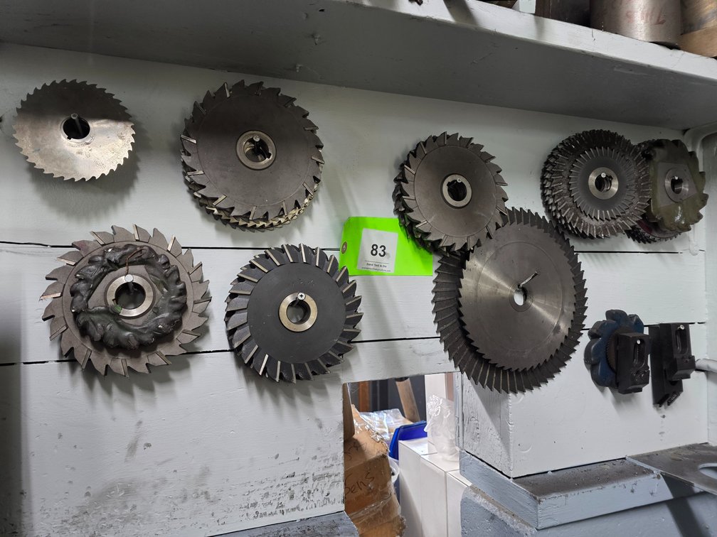 Assorted Slitting and Slotting Saws.