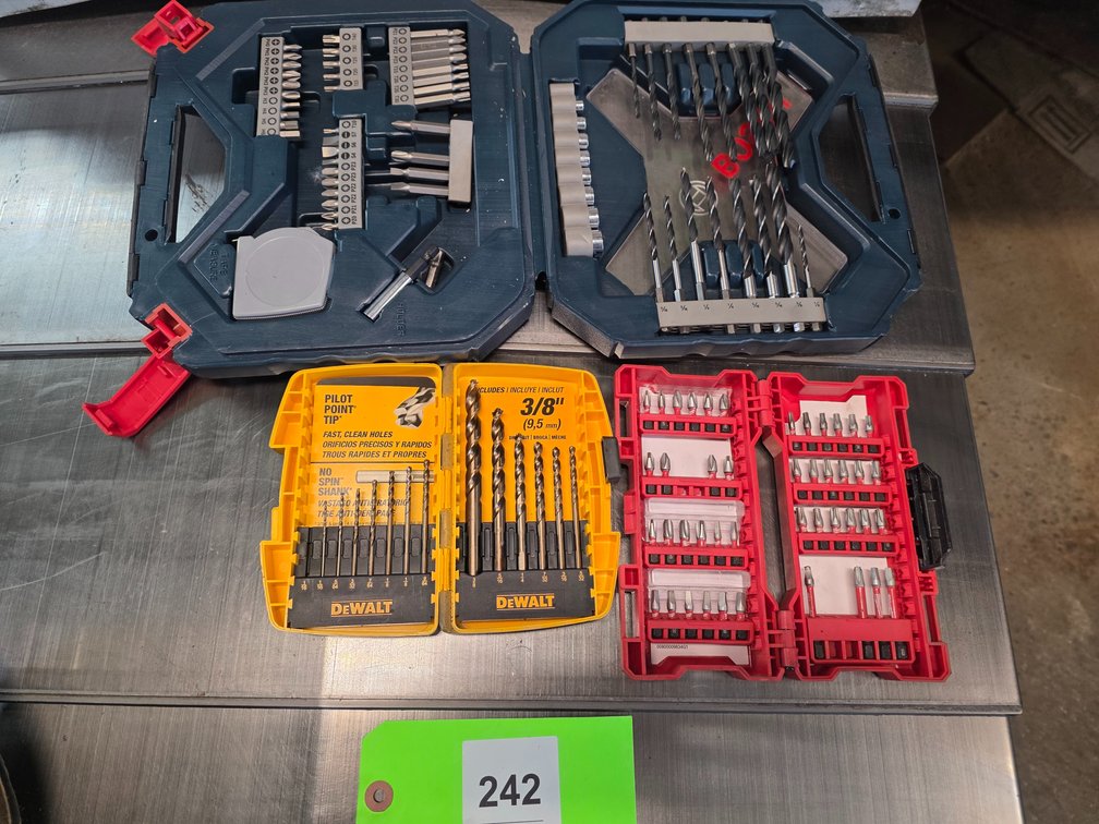 (3) Drill/Bit Organizers.