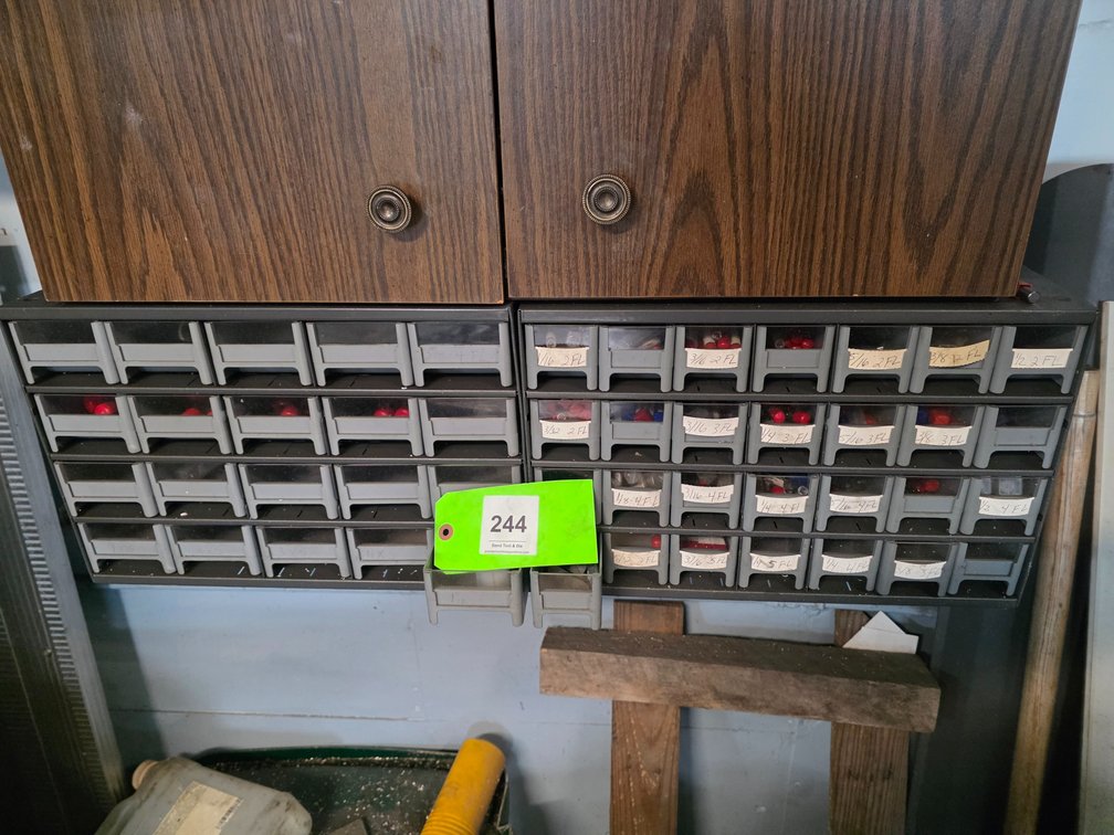 (2) 28-Drawer Organizers with Hundreds of Assorted Carbide and HSS Endmills.