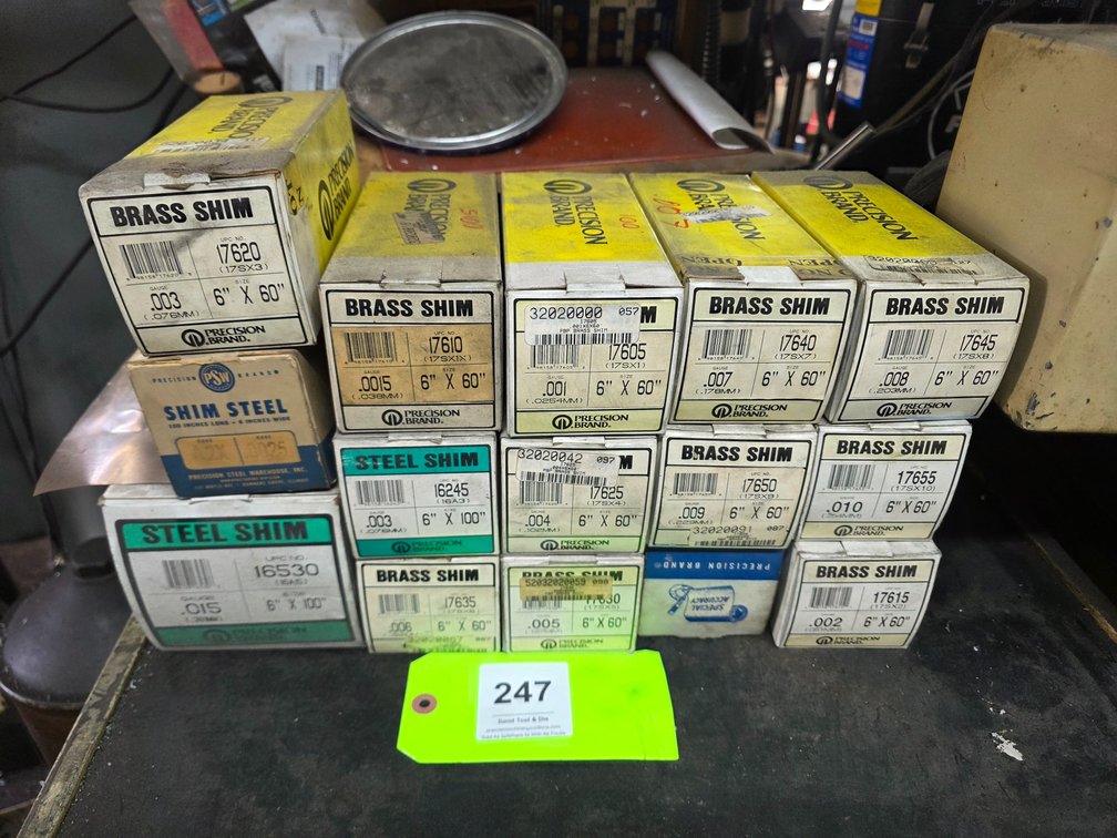 Group of Assorted Shim Stock