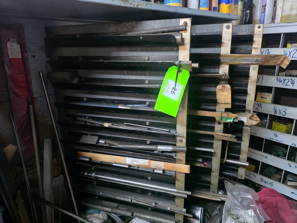 Assorted Threaded Rod, Precision Ground Tool Steel and More.