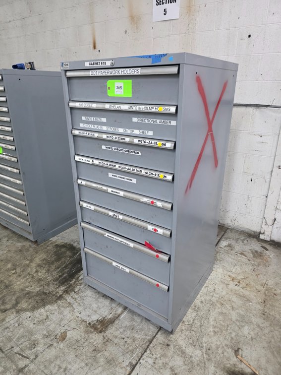Lista 8-Drawer Cabinet with Contents
