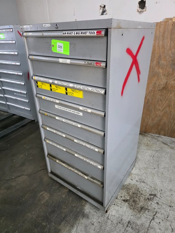 Lista 8-Drawer Cabinet with Contents