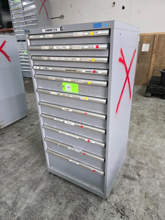 Lista 11-Drawer Cabinet with Contents
