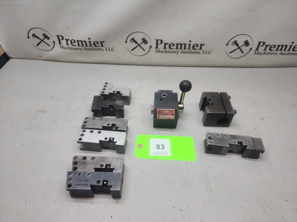 KDK 100 Quick Change Tool Post with Tool Holders.