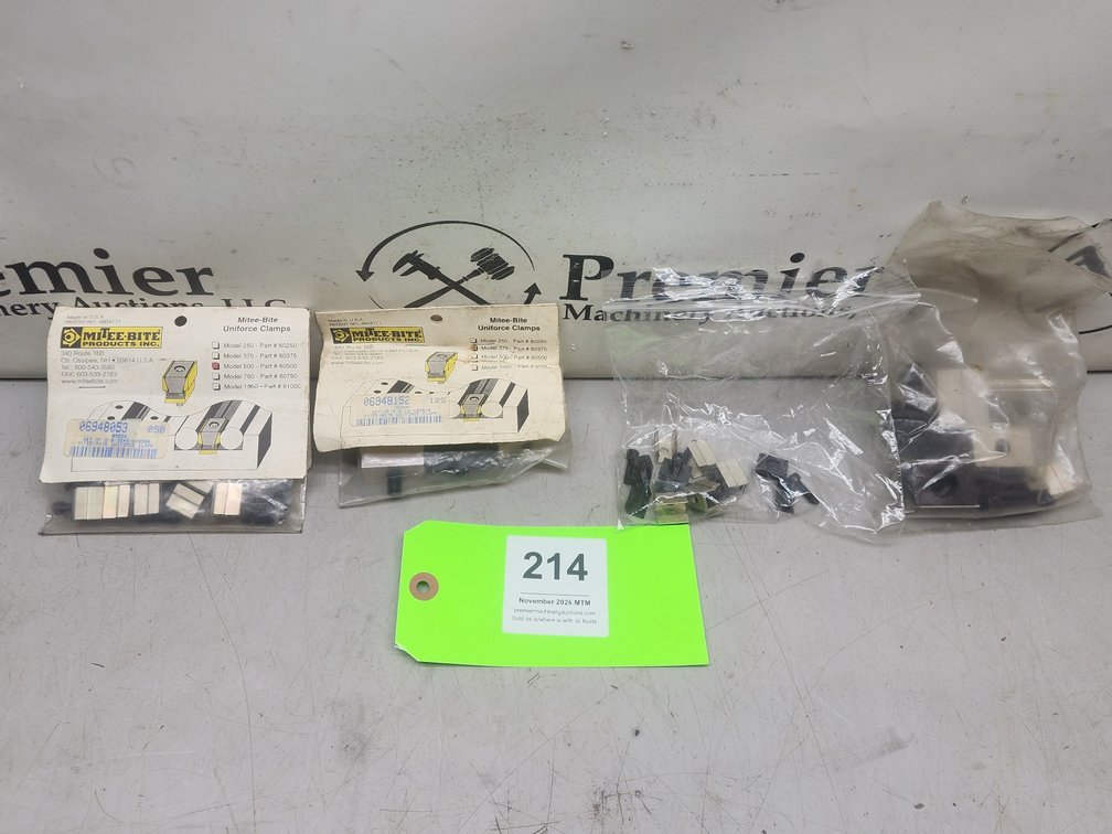 Mitee-Bite Uniforce Clamps.
