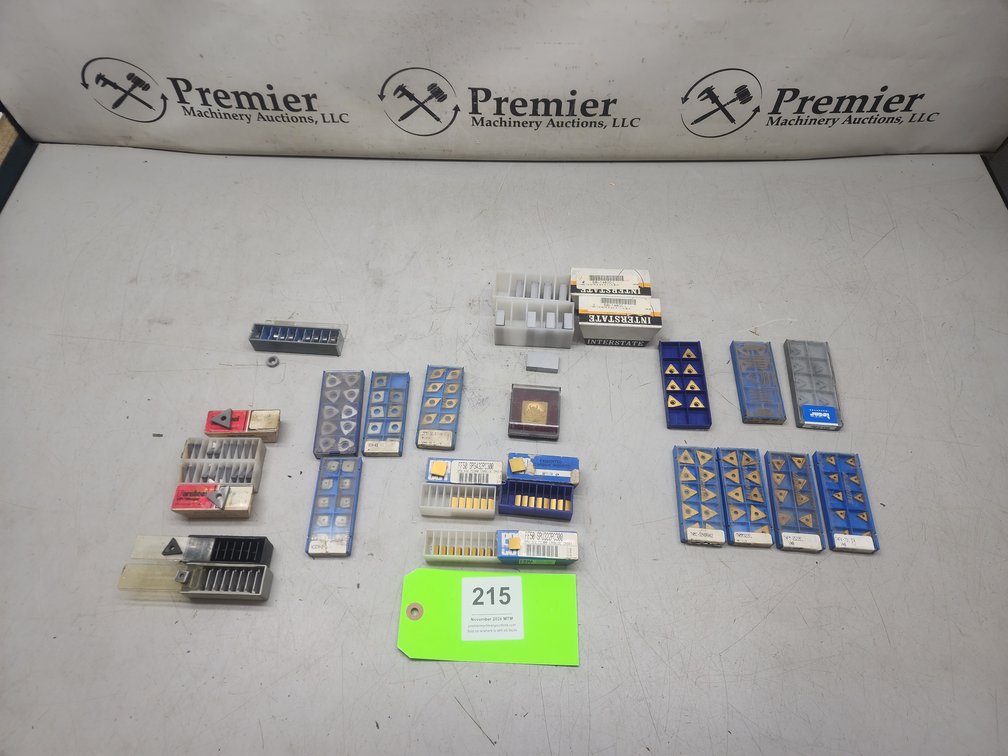 Assorted Carbide Inserts.