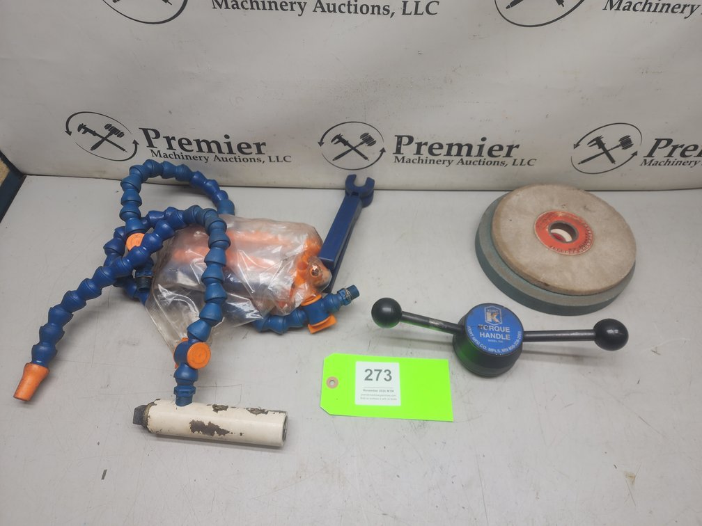 Torque Handle & Coolant Nozzles.