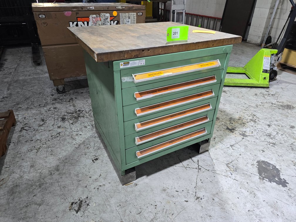 Stanley Vidmar 6-Drawer Cabinet.