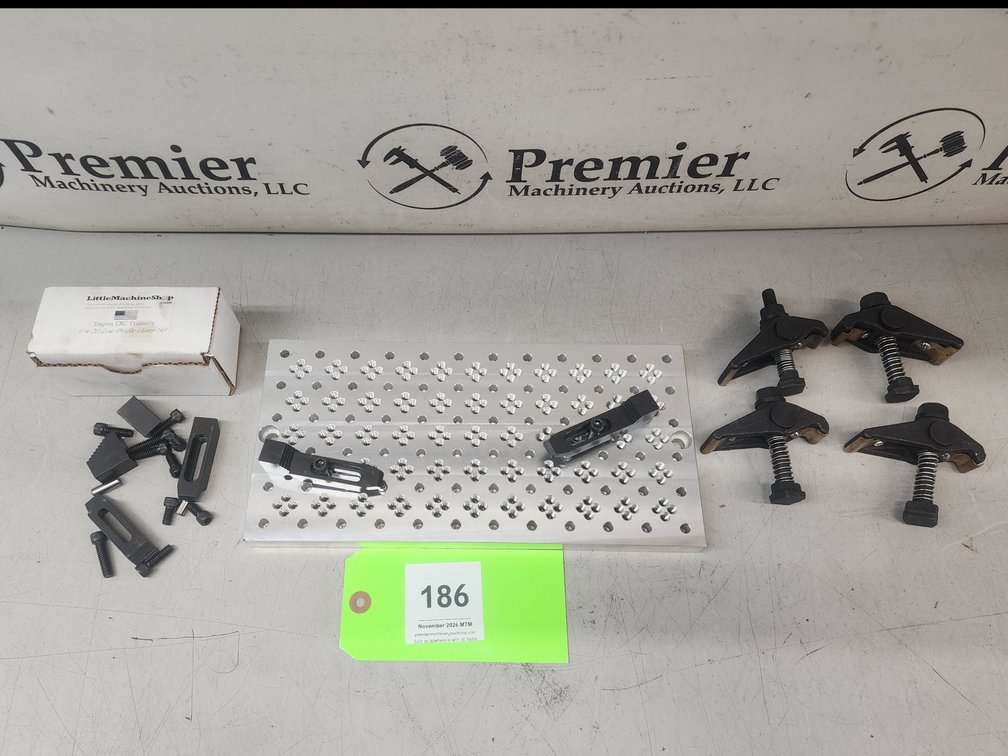 Fixture Plate and Clamps.