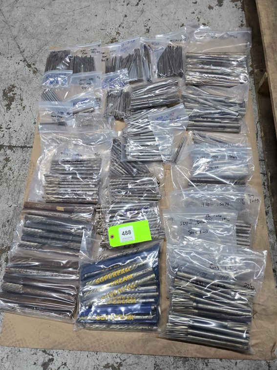 Assortment of Reamers, .1910-.194 to 1.0291-1.1360.