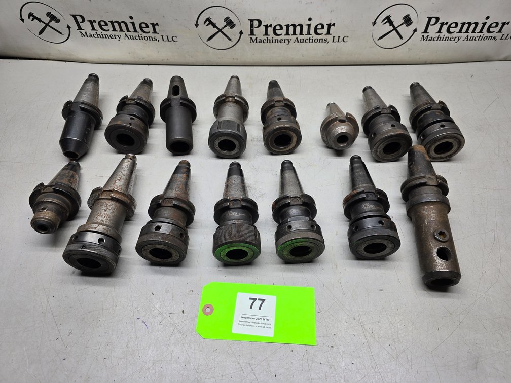 (15) Assorted Mostly Command CAT-40 Tool Holders.