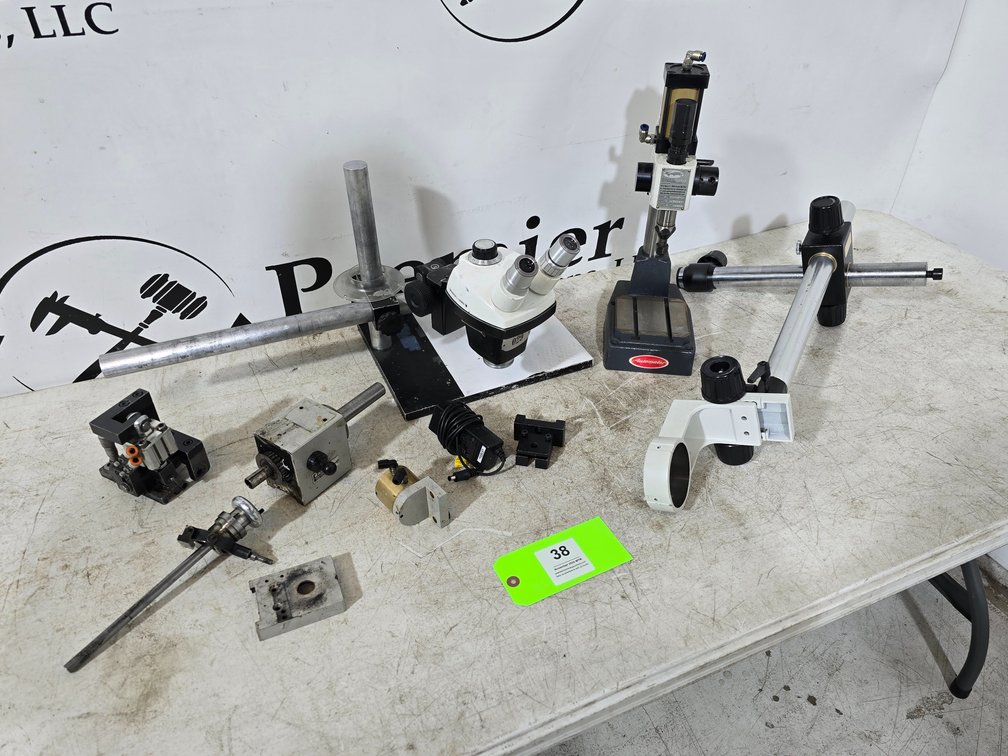 Assorted Microscope Stands, Parts and More.