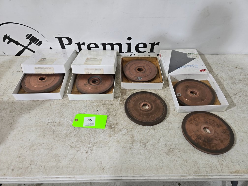 (6) 8" Diamond Grinding Wheels.