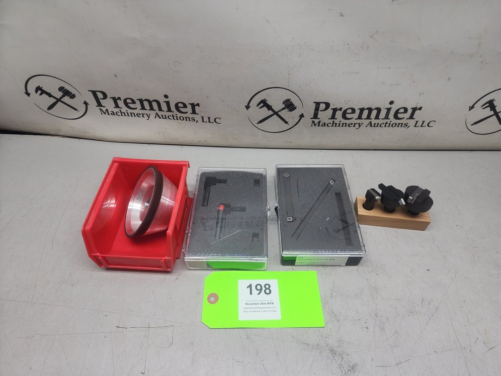 Mini V Blocks, Fly Cutters, Turning Tools.