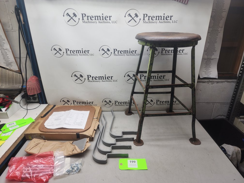 Metal Frame Shop Stool & Lyon Parts.