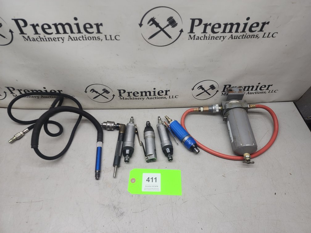 Assorted Pneumatic Die Grinders.