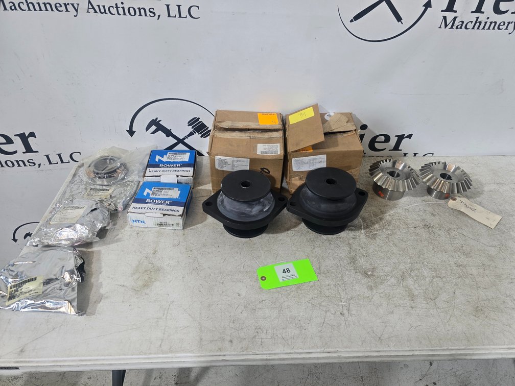 Bearings, Gears and Isolation Mounts.